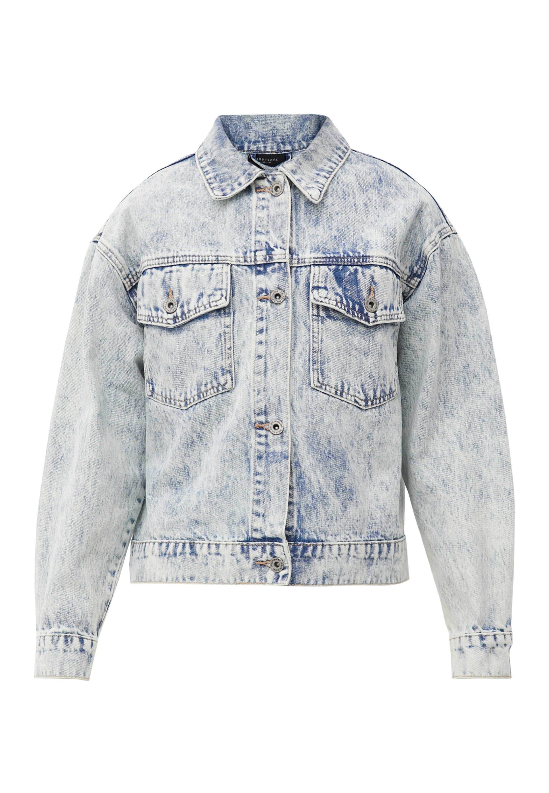 Finn Flare Between-Season Jacket 'Classic' in Blue: front