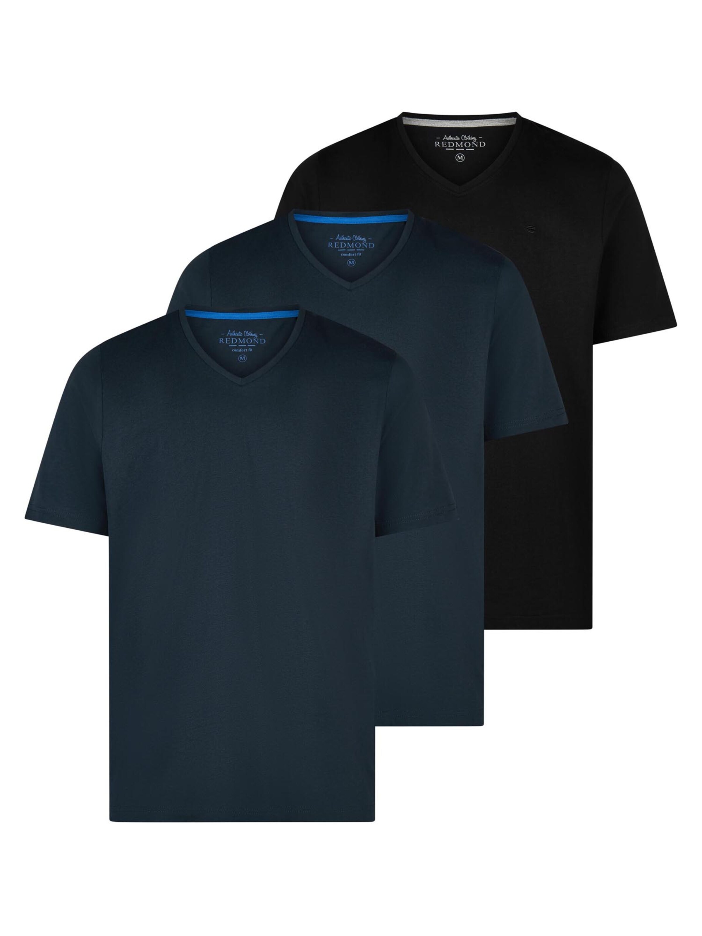 redmond Shirt 'Basic' in Blue: front