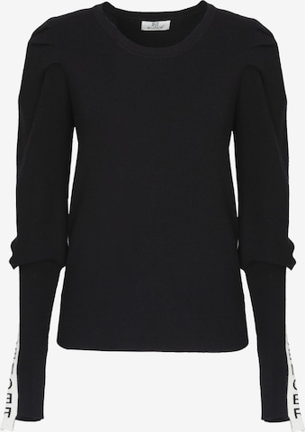 Pull-over Influencer en noir : devant