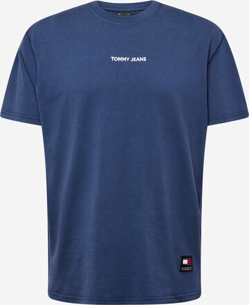 Tommy Jeans T-shirt 'CLASSIC' i blå: framsida