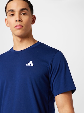 ADIDAS PERFORMANCE Functioneel shirt 'Train Essentials Feelready ' in Blauw