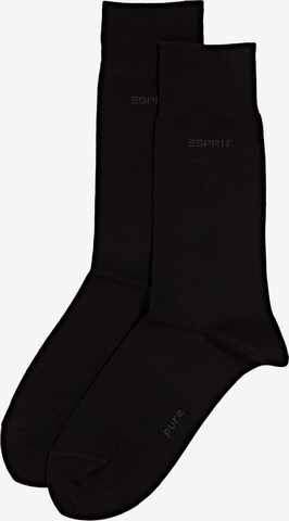 ESPRIT Socken in Schwarz