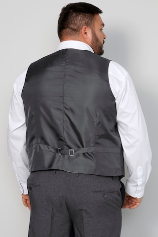Men Plus Suit Vest in Grey