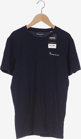 KnowledgeCotton Apparel Shirt in M in Blue: front