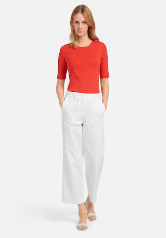 Peter Hahn Wide Leg Culotte in Weiß