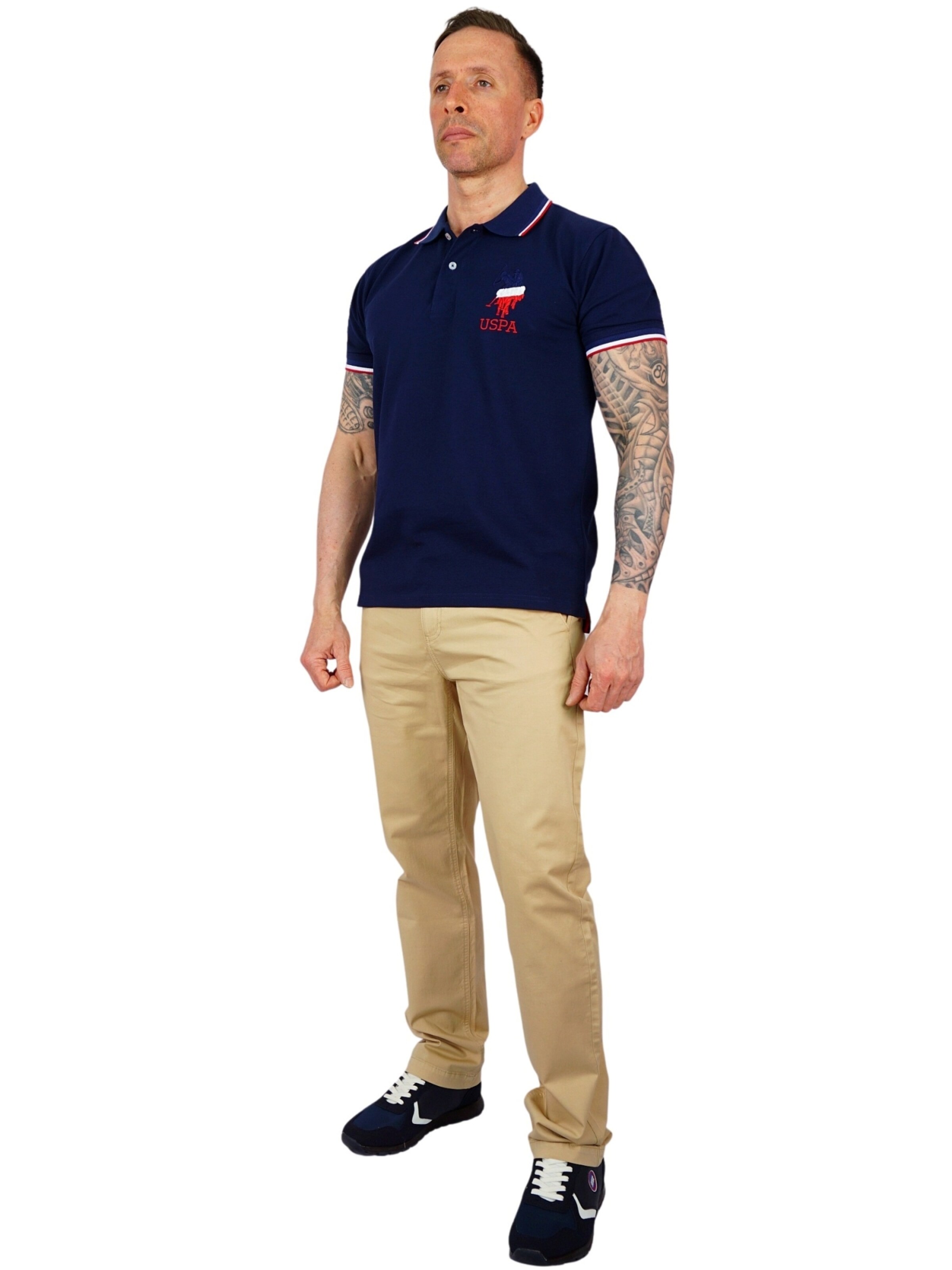 regular Pantaloni chino di U.S. POLO ASSN. in beige