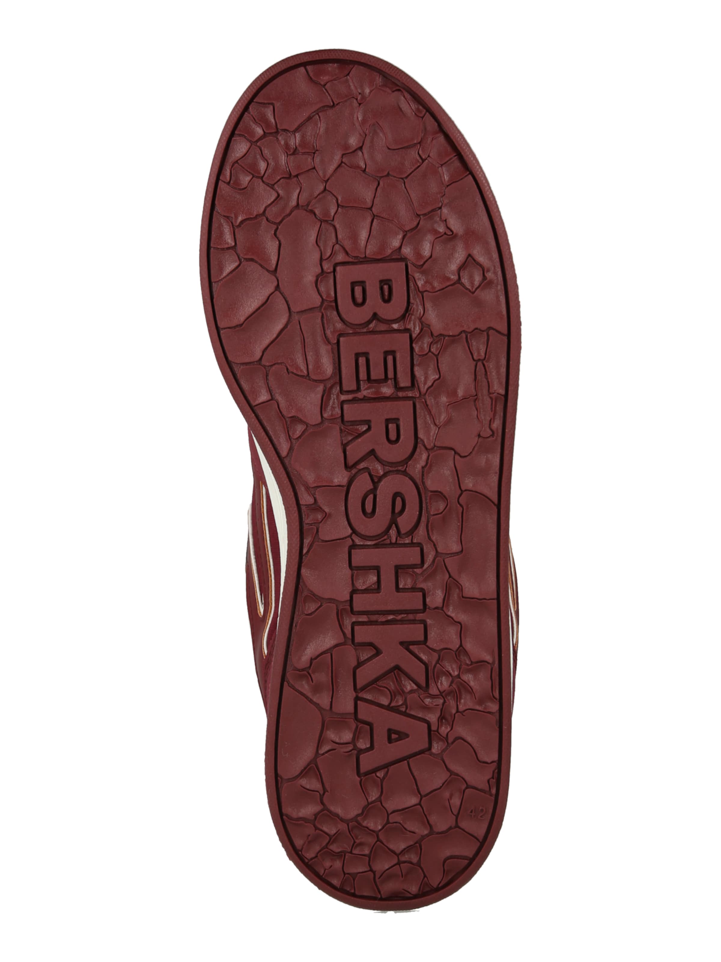 BershkaNiske tenisice - crvena boja