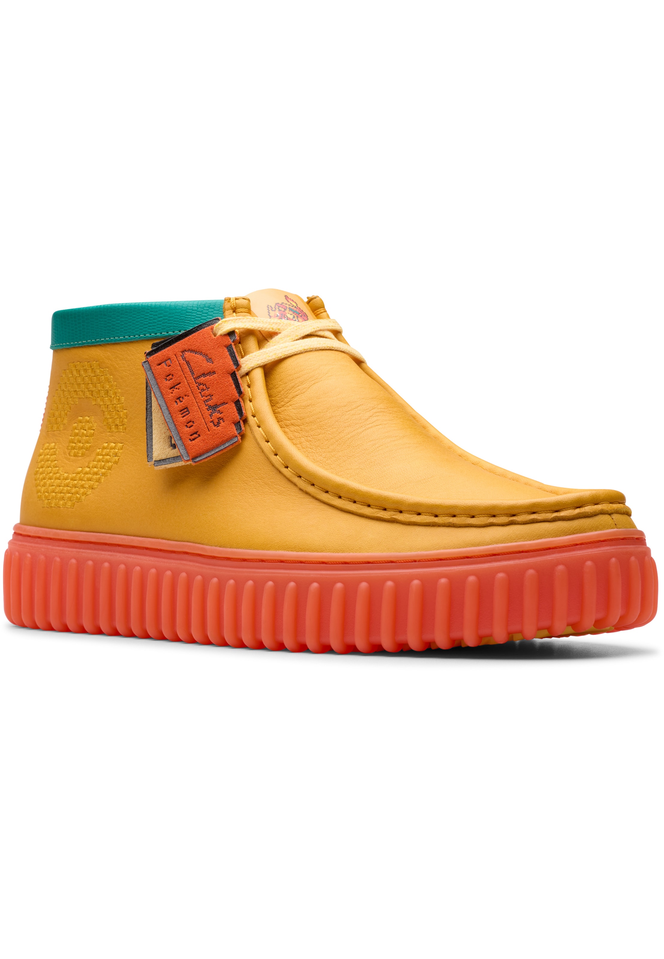 CLARKS Lace-Up Shoes 'Torhill Explore' in Orange