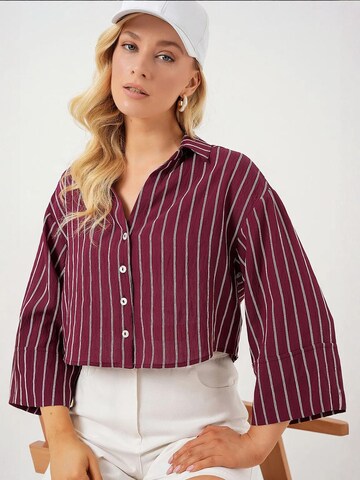 Camicia da donna di Bigdart in rosso: frontale