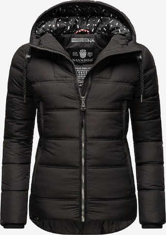 NAVAHOO Winter Jacket 'Renesmee' in Black: front