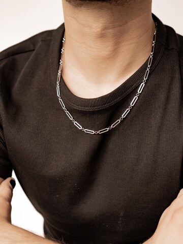Chaîne 'Link Rail' Hey Happiness en argent