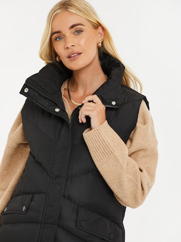 Threadbare Bodywarmer 'Hazzi' in Zwart