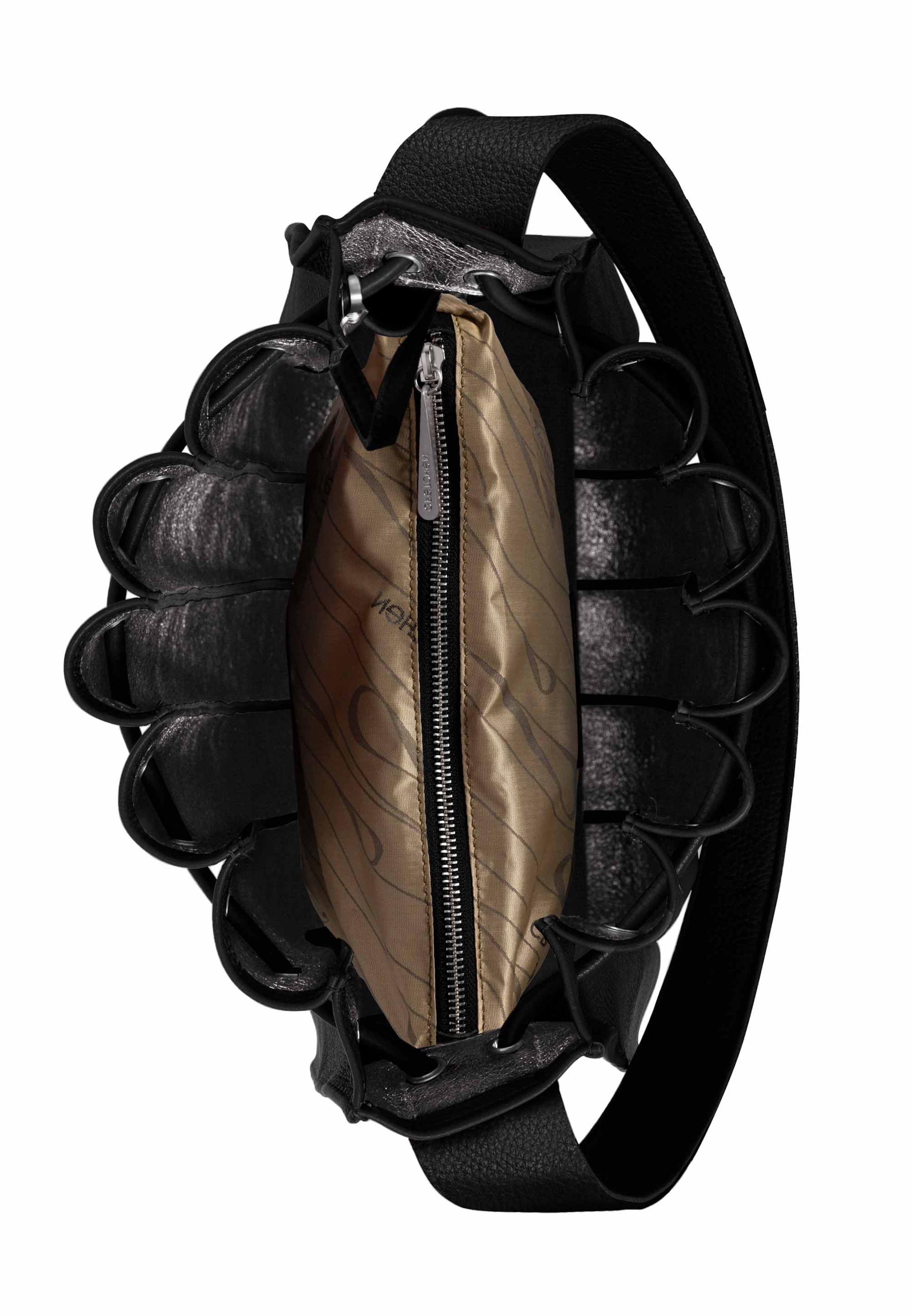 Gretchen Shoulder Bag 'Fan' in Black