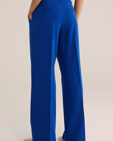 WE Fashion Wide Leg Hose in Blau