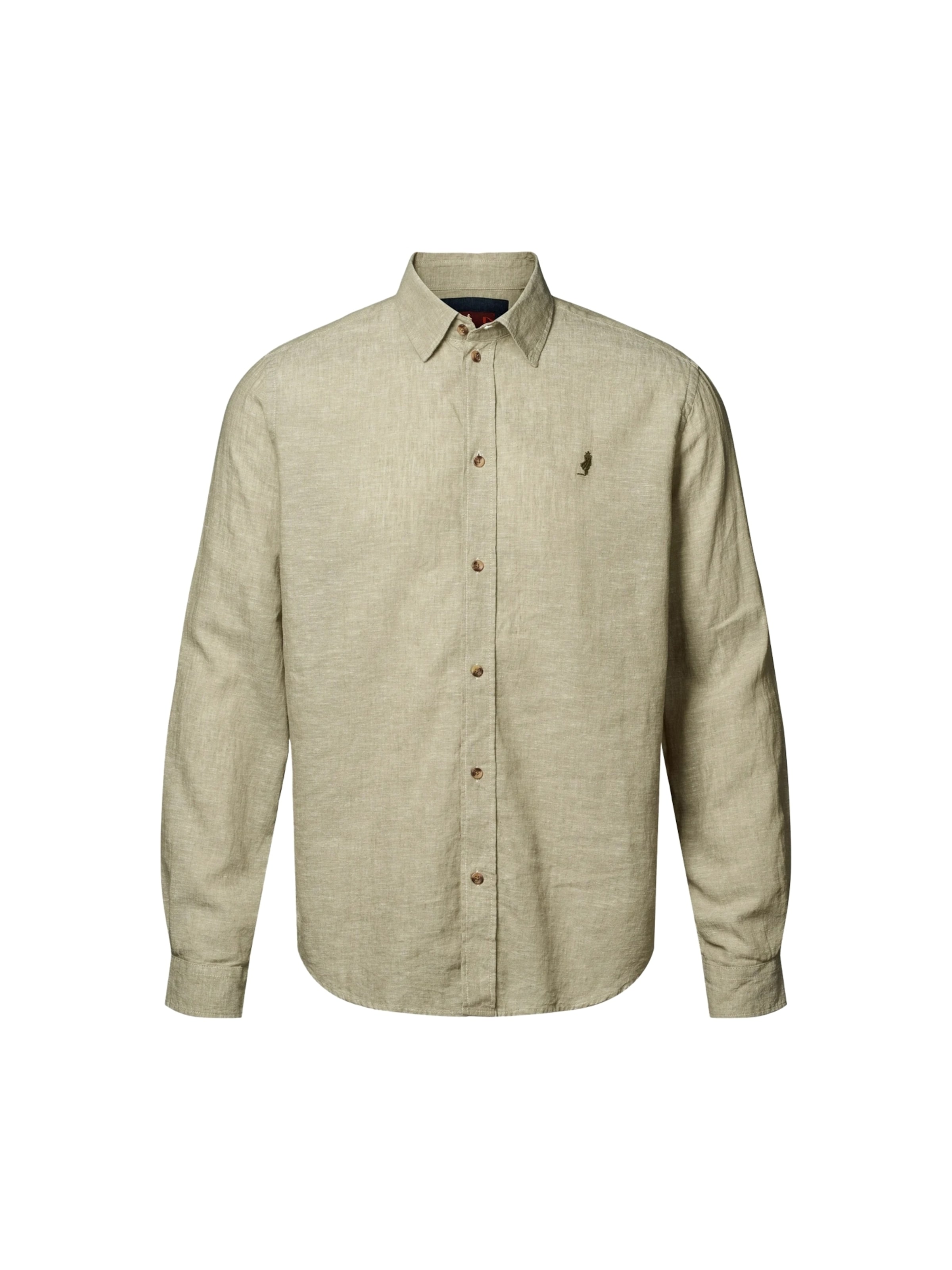 MCS Klasický střih Košile 'Dean' – zelená: přední strana