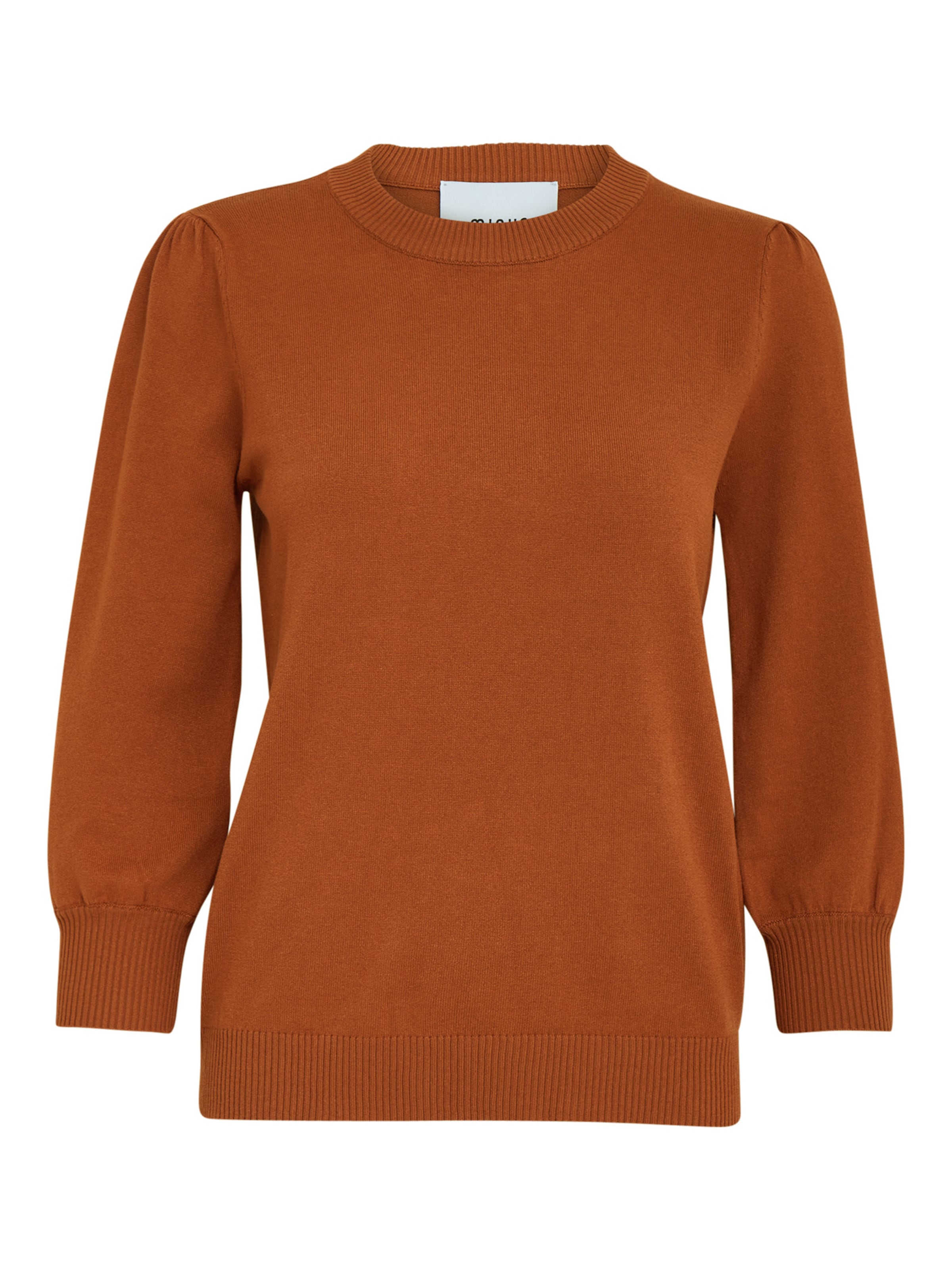 minus Pullover 'Mersin' in Braun: Vorderseite