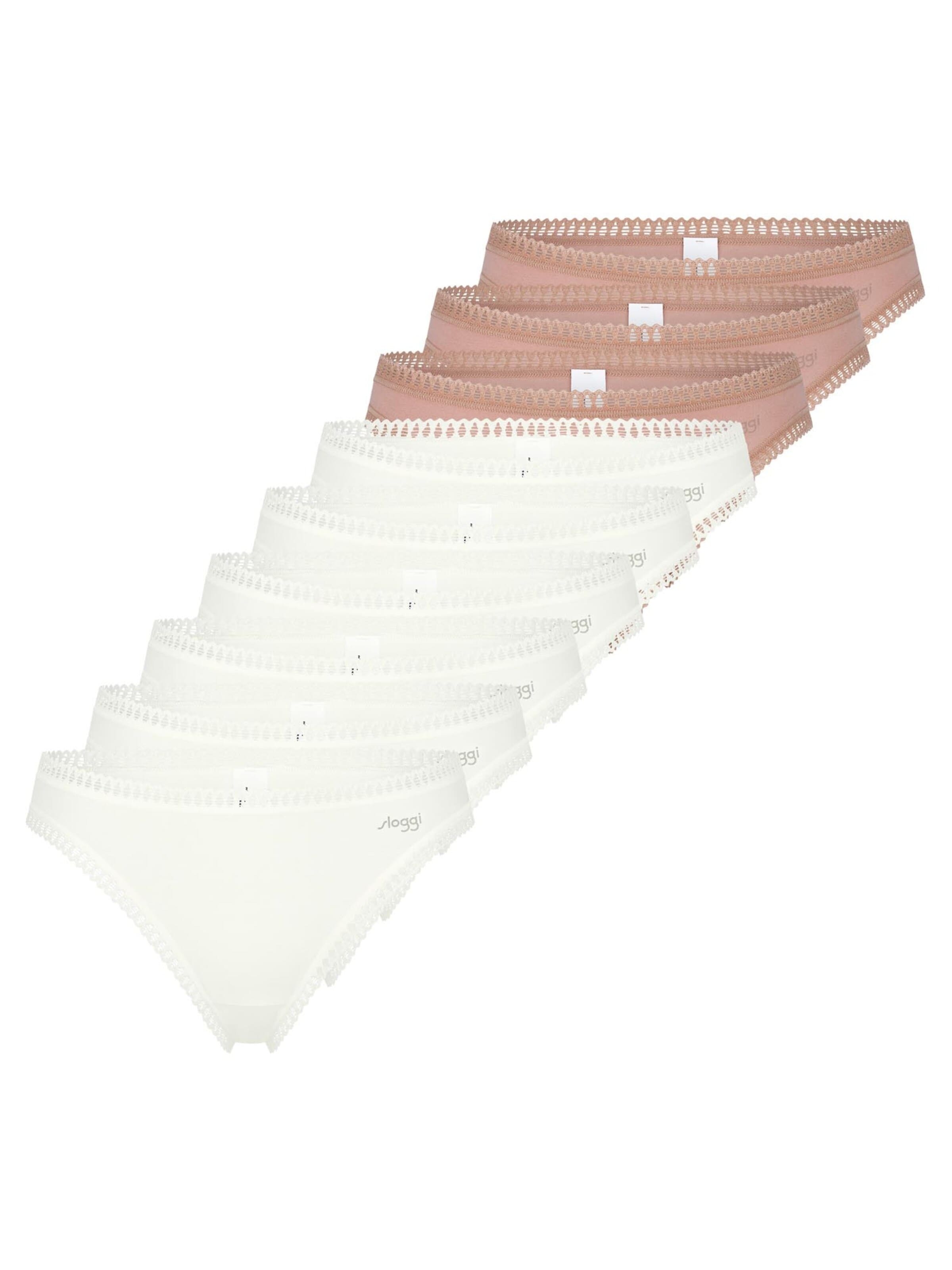 SLOGGI String 'GO Crush' in Beige: voorkant