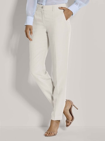 Regular Pantalon MADELEINE en blanc