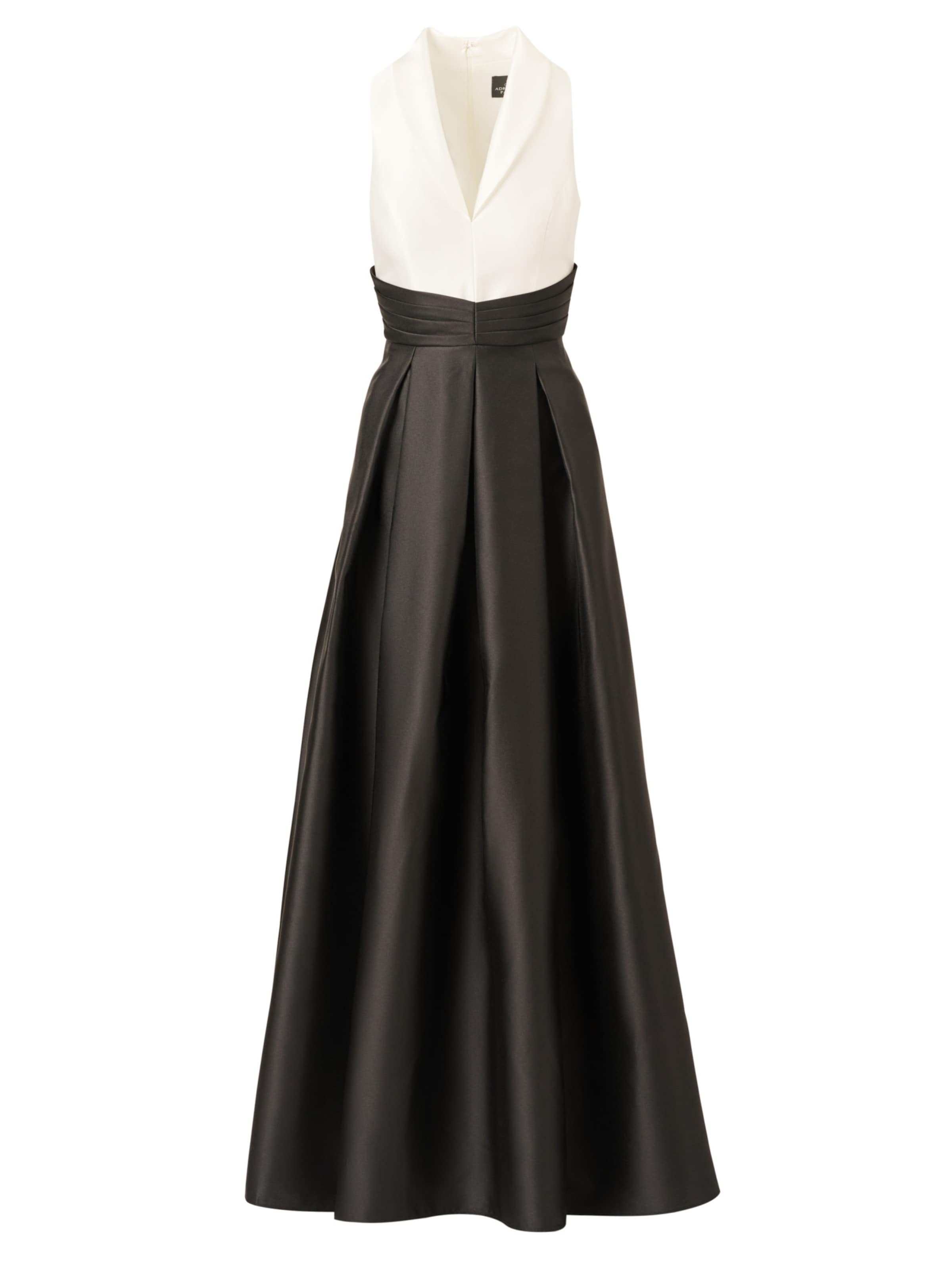 Adrianna Papell Avondjurk in Zwart: voorkant