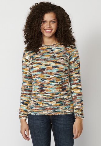Pullover di KOROSHI in colori misti: frontale