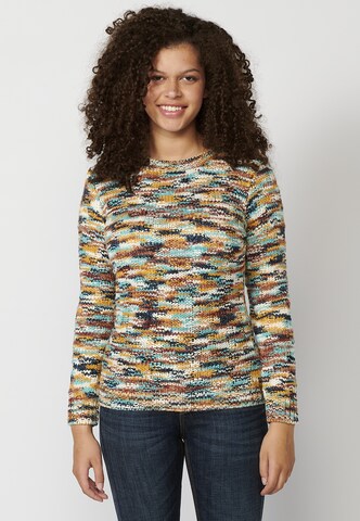 KOROSHI Sweater in Mixed colours: front