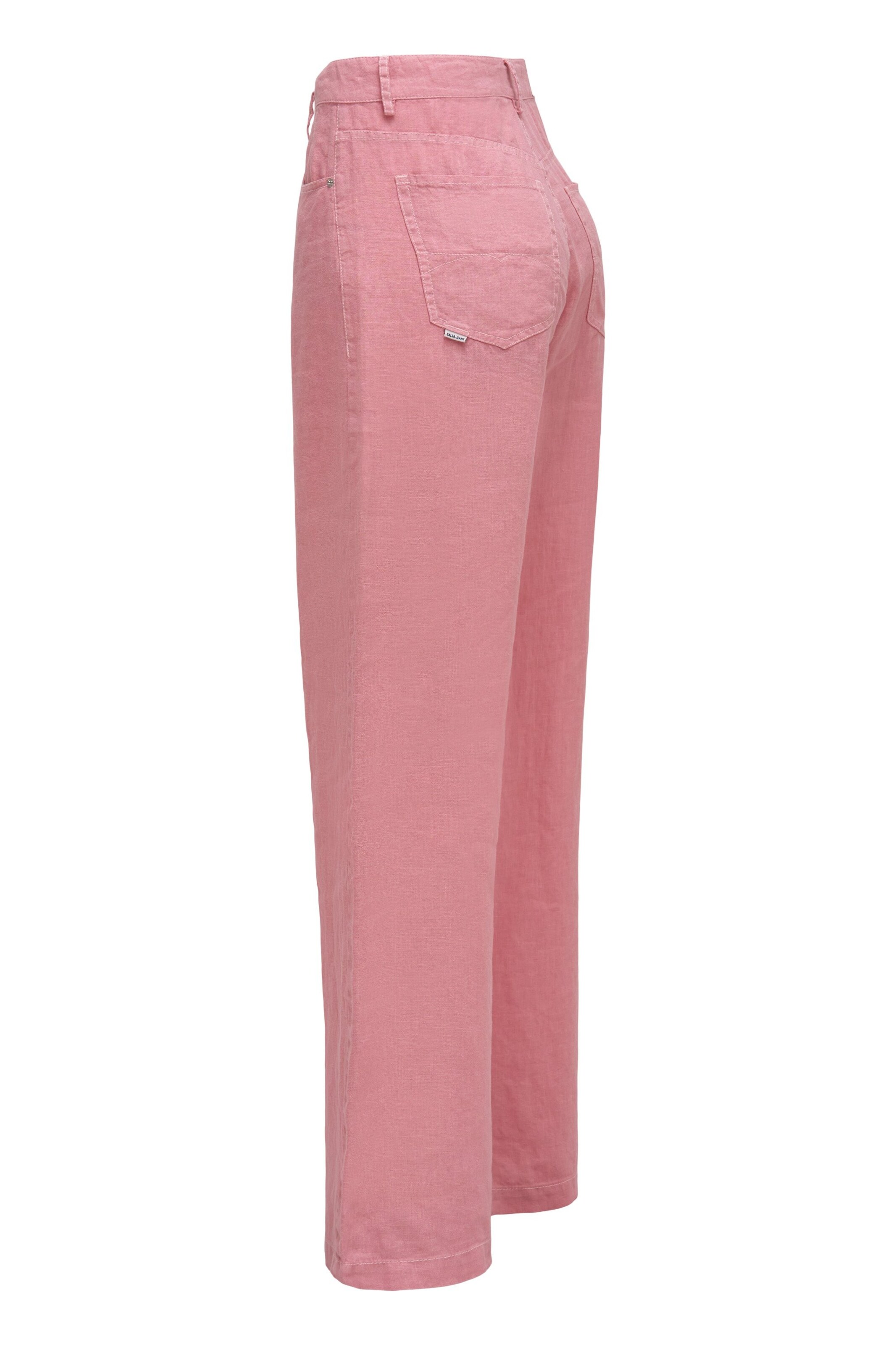 Salsa Jeans Wide leg Chino trousers in Pink