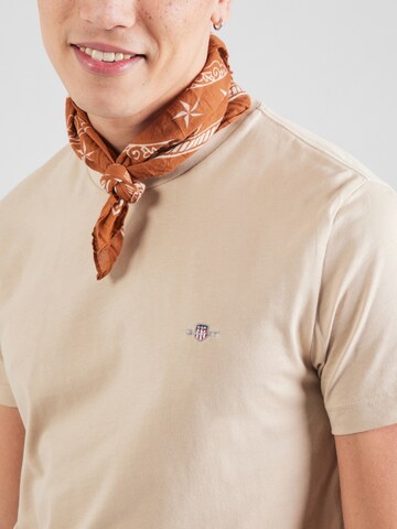 T-Shirt GANT en beige