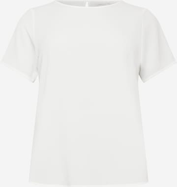 ONLY Carmakoma - Blusa 'Vica' em branco: frente