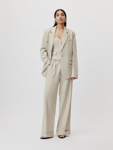 LeGer by Lena Gercke Loose fit Pleat-front trousers 'Silva Tall' in Beige