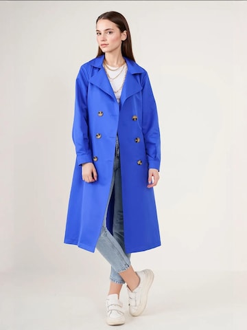 Bigdart Tussenmantel 'Trenchcoats' in Blauw: voorkant
