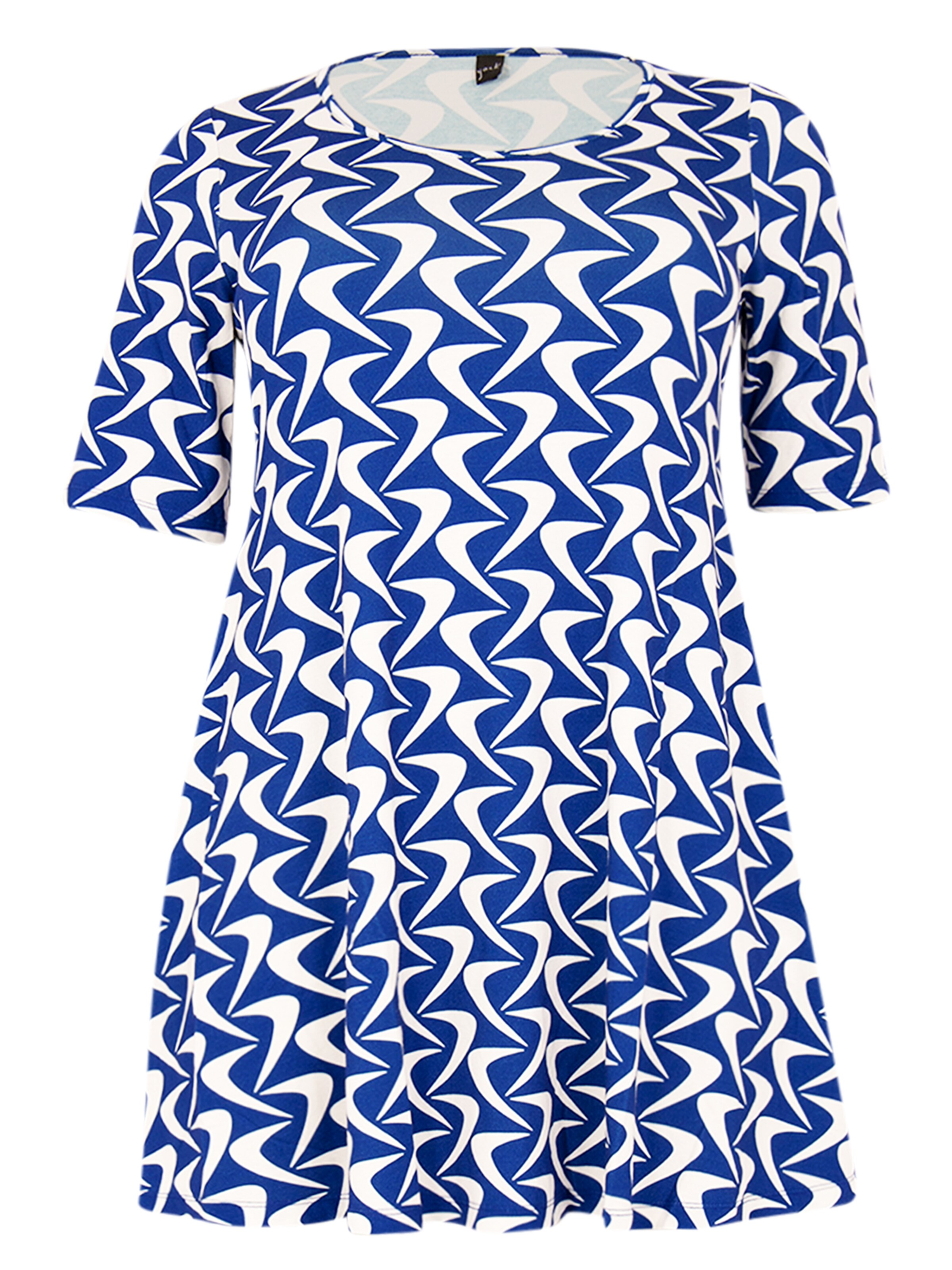 YOEK Tuniek in Blauw: voorkant