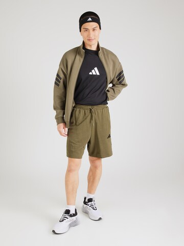 ADIDAS SPORTSWEAR Μπουφάν άσκησης σε πράσινο