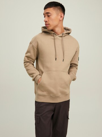 JACK & JONES Sweatshirt in Beige: Vorderseite