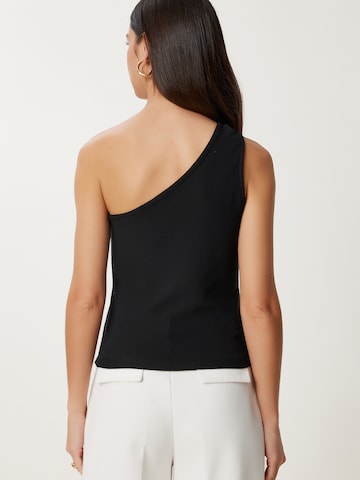 Tops en tricot Happiness İstanbul en noir