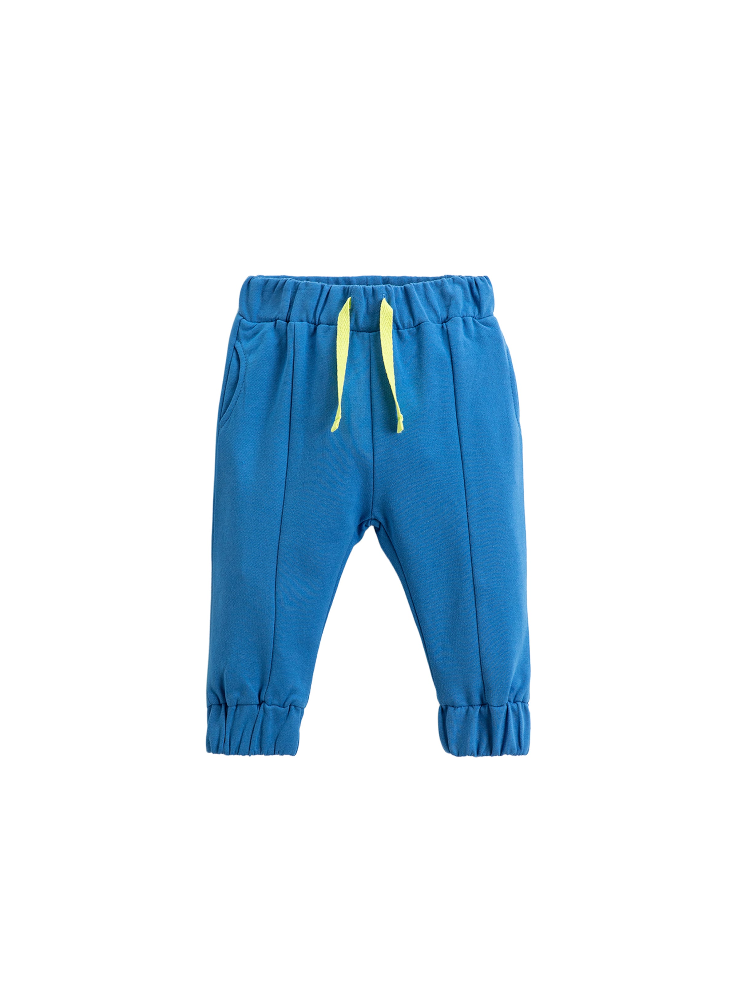 Koton Tapered Trousers in Blue: front