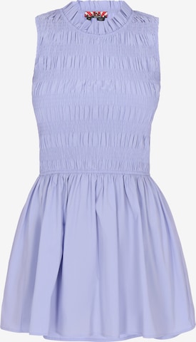 Robe de cocktail myMo ROCKS en bleu : devant