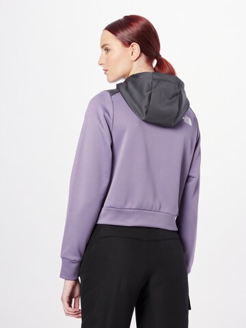 THE NORTH FACE - Sweatshirt de desporto em roxo