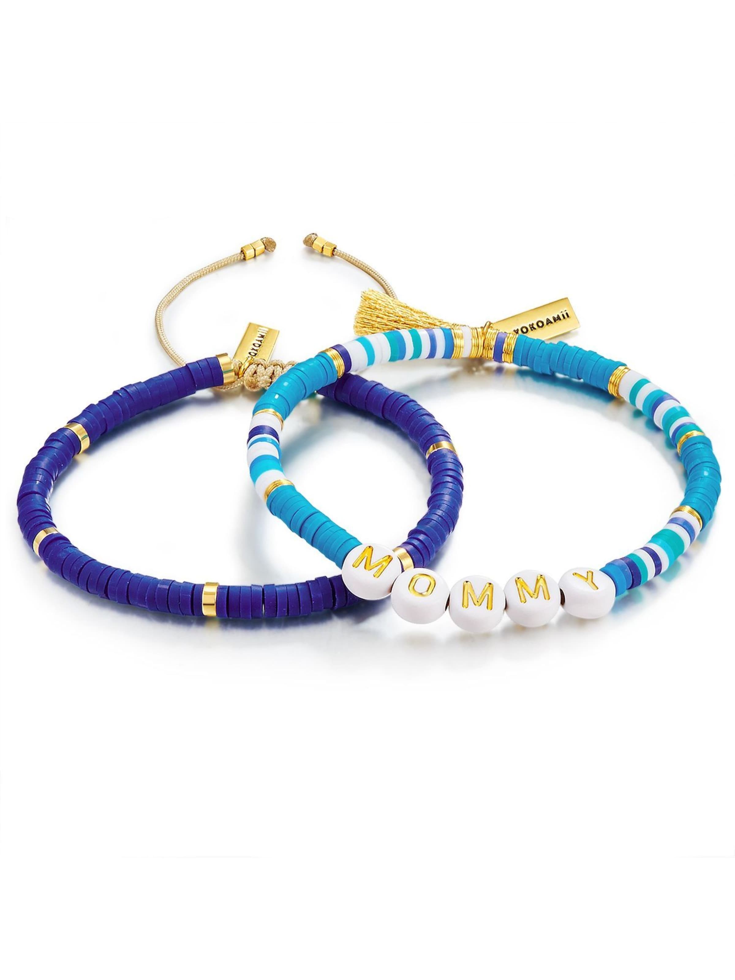 Bracelet Yokoamii en bleu : devant