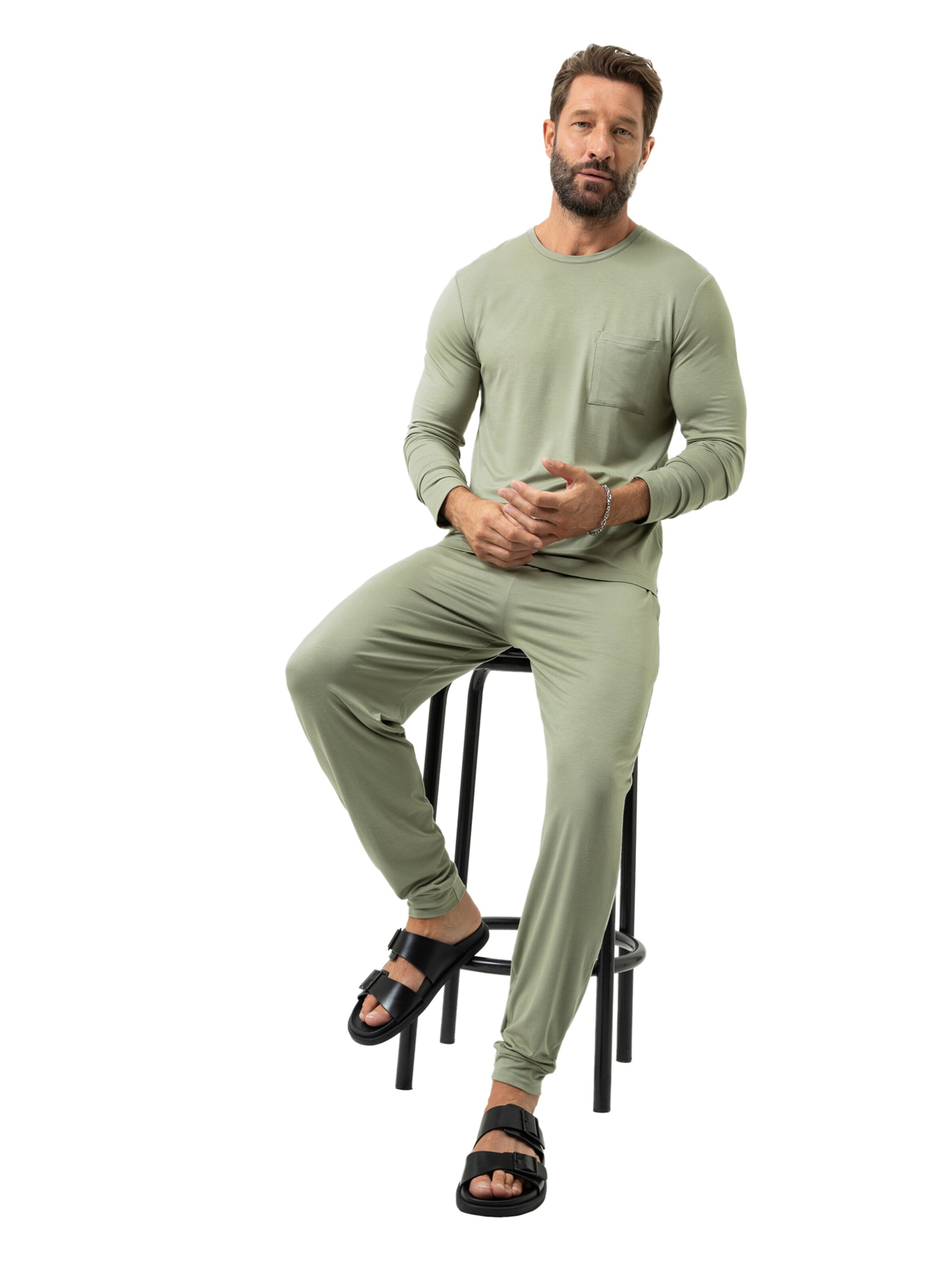 Pyjama long 'Jefferson' Mey en vert