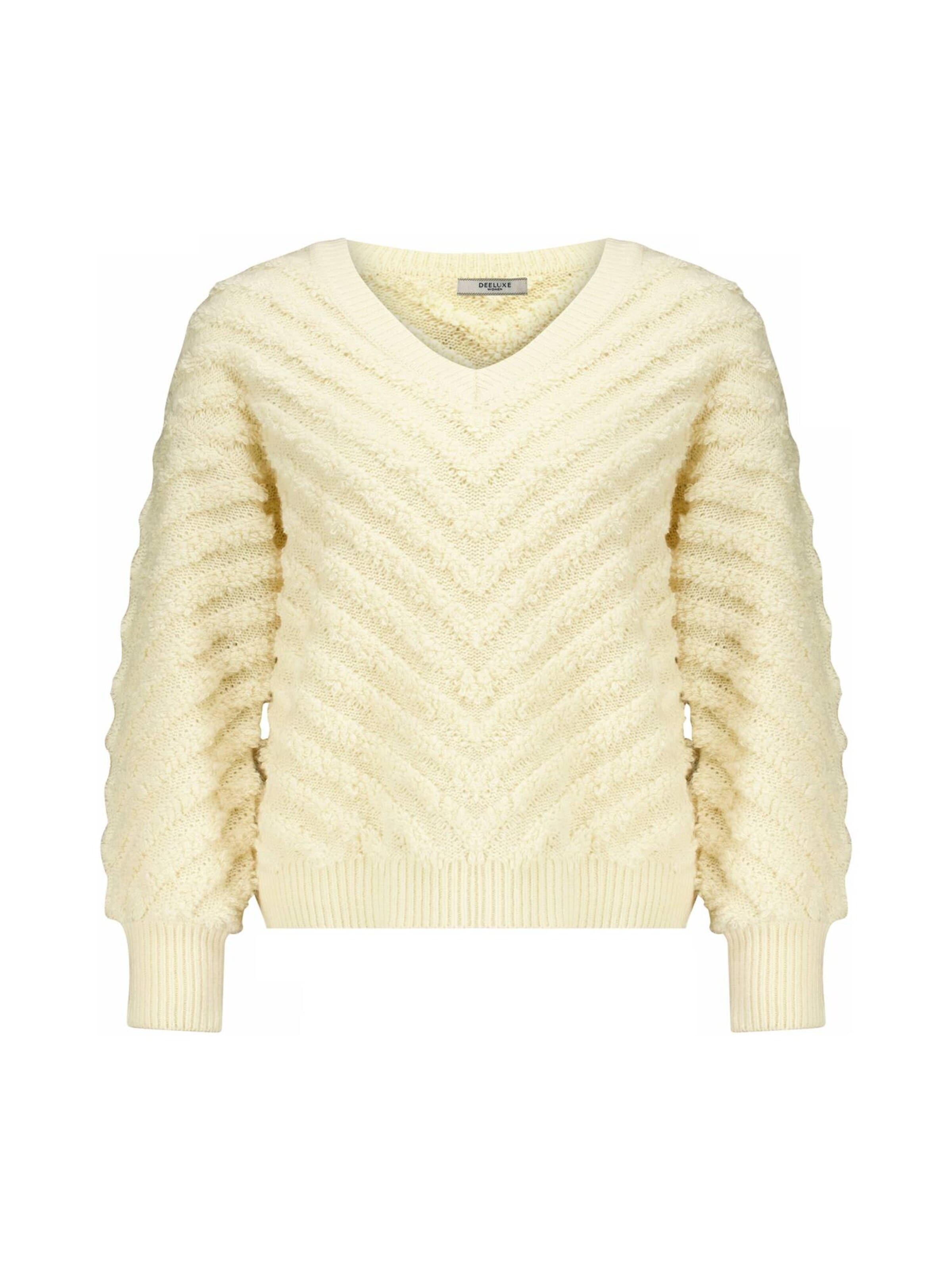 Deeluxe Pullover 'Estina' in Beige: Vorderseite