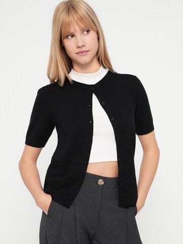 Cardigan 'PCNORA' PIECES en noir