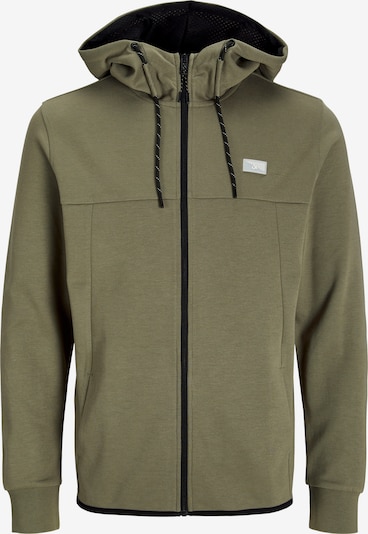 JACK & JONES Collegetakki 'JCOAir' värissä oliivi / musta, Tuotenäkymä