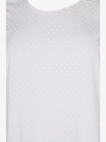 Zizzi - Blusa 'Xuilt' en blanco