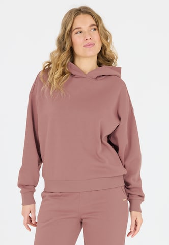 Athlecia Sweatshirt 'Carmen' in Rood: voorkant