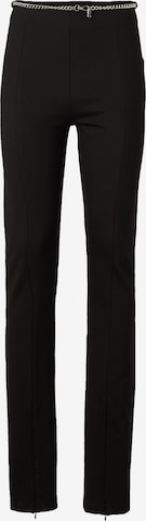 HUGO - Acampanado Pantalón 'Norinda' en negro: frente