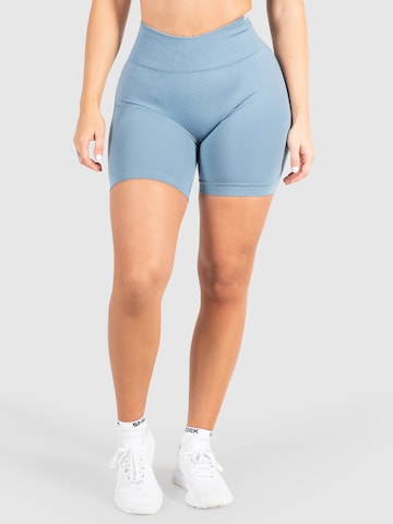 Smilodox Skinny Sportbroek in Grijs: voorkant