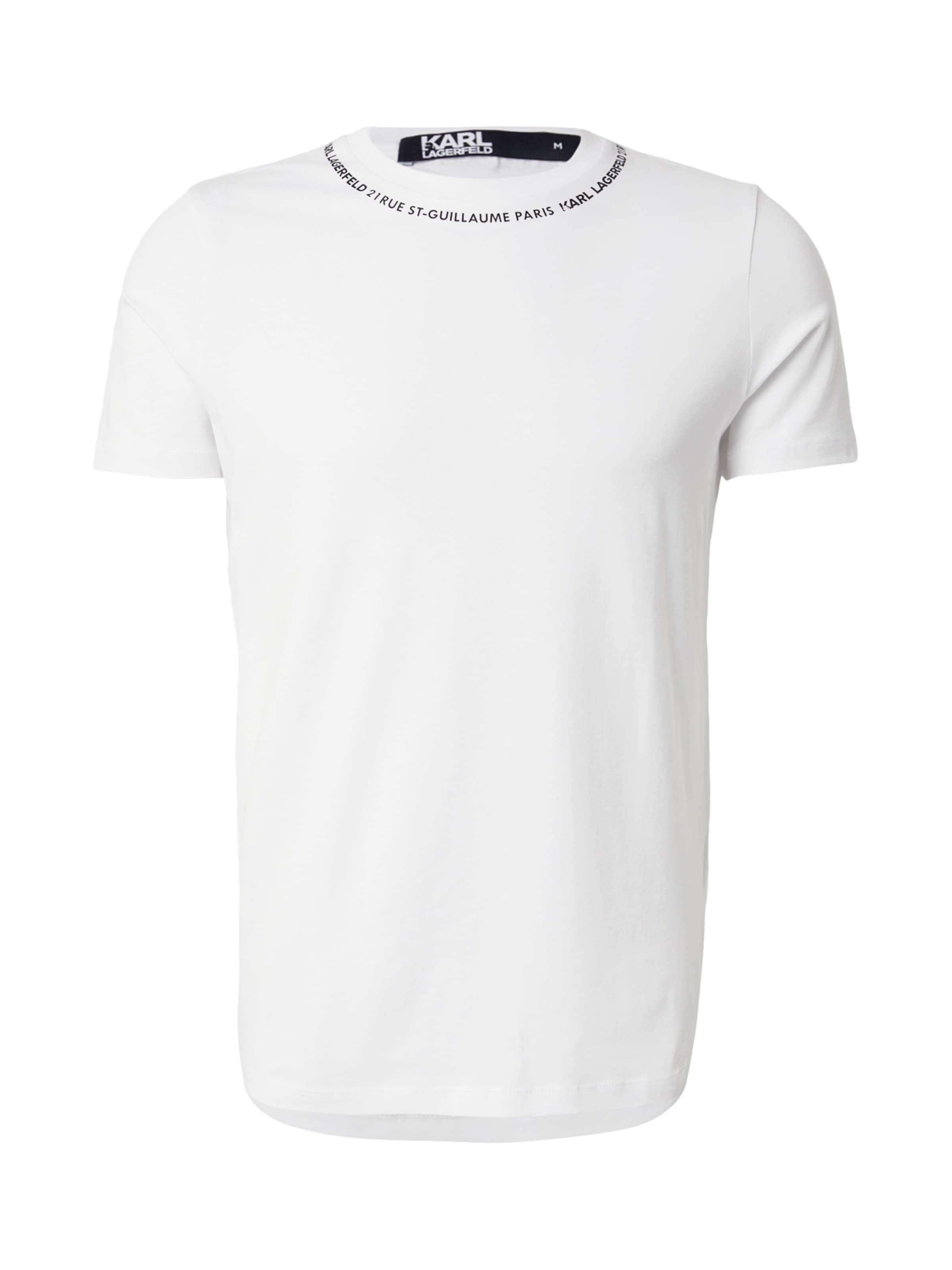 Karl Lagerfeld Koszulka w kolorze czarny / białym, Podgląd produktu