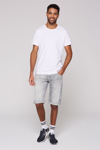 CAMP DAVID Regular Jeans Shorts NI:CO Regular Fit in Grau