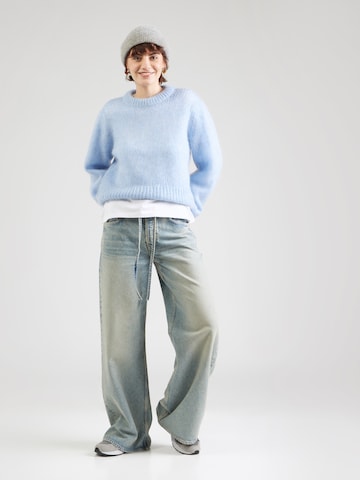 ARMEDANGELSWide Leg/ Široke nogavice Traperice 'ASTRAEAAS' - plava boja