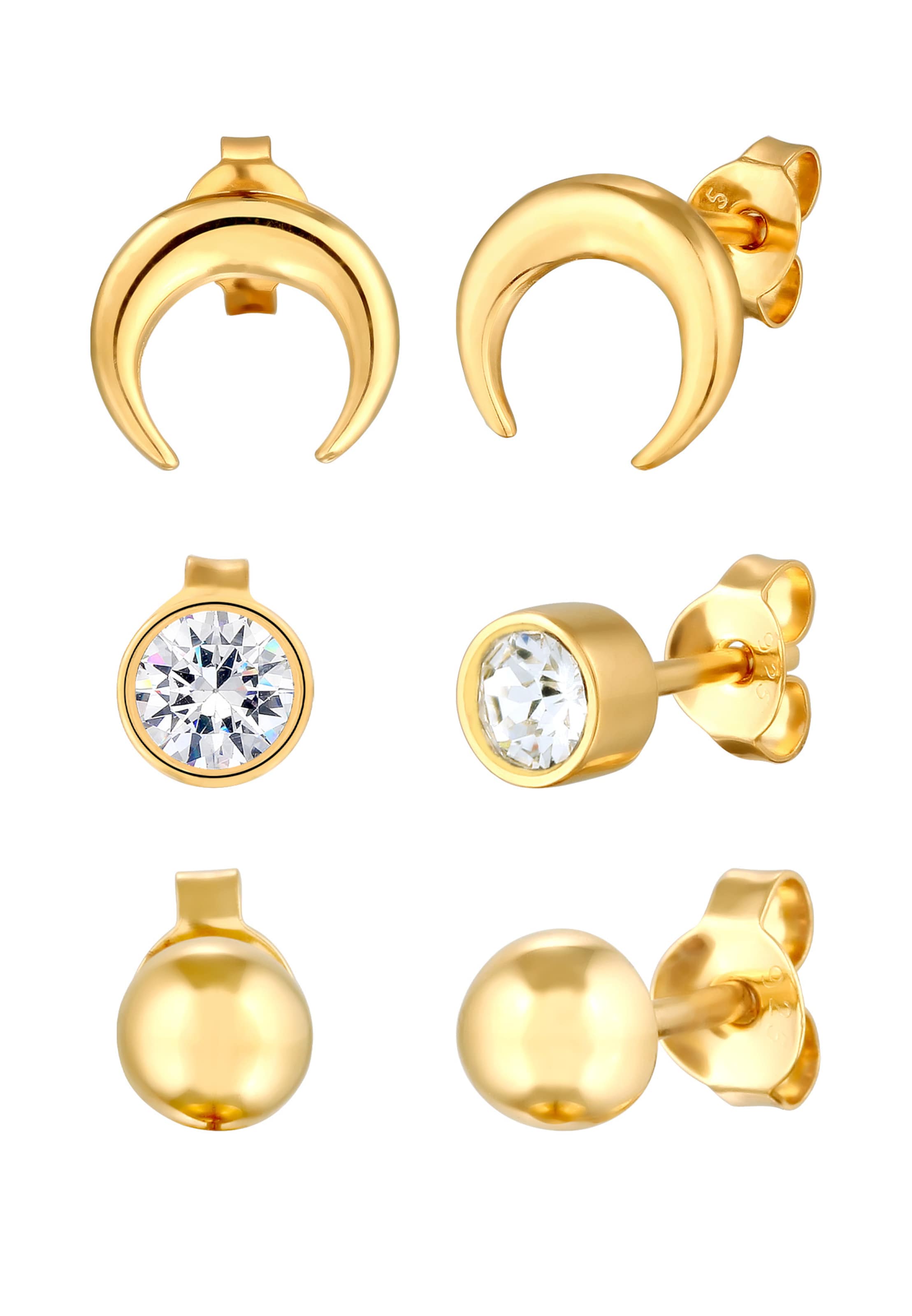 ELLI Oorbellen in Goud: voorkant